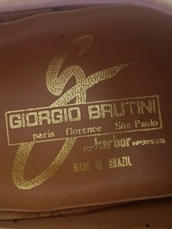 Vintage Giorgio Brutini City Cowboy Leather Men\'s Dress Shoe main image 6